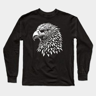 MInimalist Eagle Head Long Sleeve T-Shirt